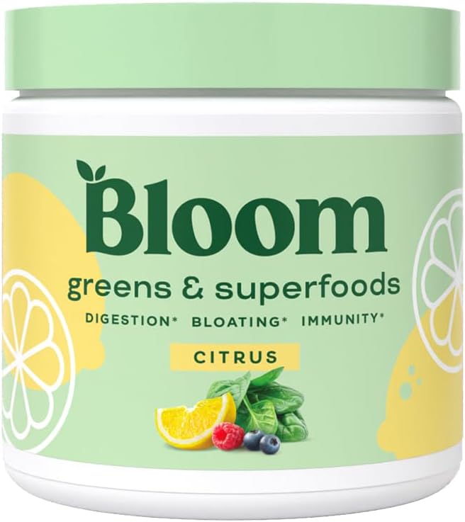 Bloom Nutrition Super Greens Powder Smoothie & Juice Mix Review