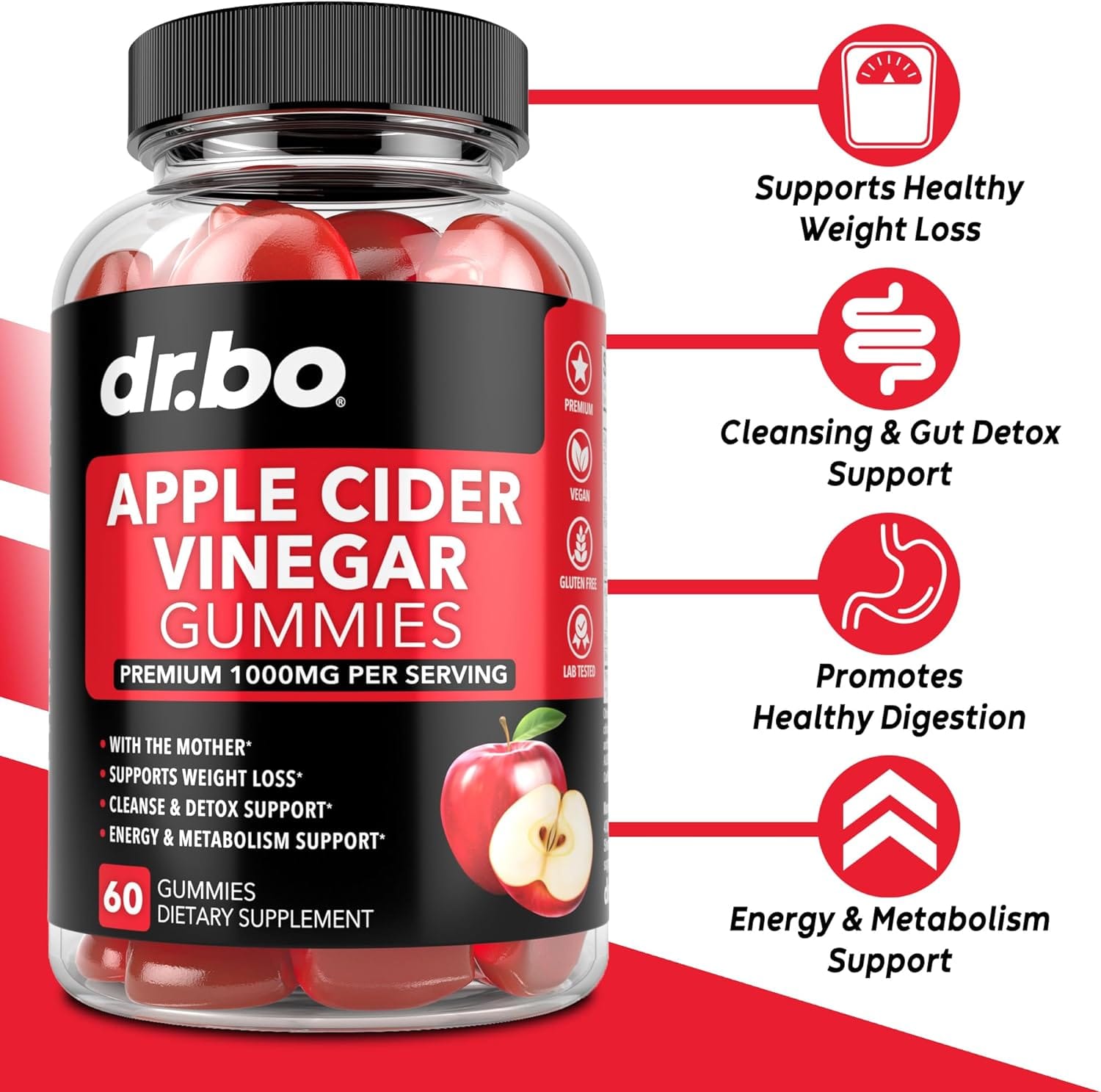 ACV Apple Cider Vinegar Gummies - Natural Support for Advanced Weight Loss, Detox, Cleansing, Digestion Gut Health - ACV Gummies Supplements with 1000MG Apple Cider Vinegar Gummies with The Mother ACV Apple Cider Vinegar Gummies - Natural Support for Advanced Weight Loss, Detox, Cleansing, Digestion Gut Health - ACV Gummies Supplements with 1000MG Apple Cider Vinegar Gummies with The Mother
