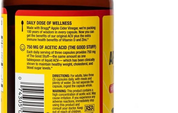 Bragg Apple Cider Vinegar Capsules Review