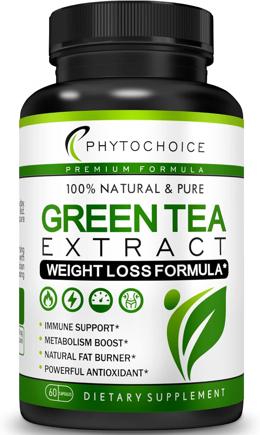 Green Tea Extract-Natural Appetite Suppressant for Weight Loss for Women and Men-Green Tea Fat Burner Pills-Diet Pills That Work to Help Lose Weight Fast -Stomach Belly Fat Burning Capsules