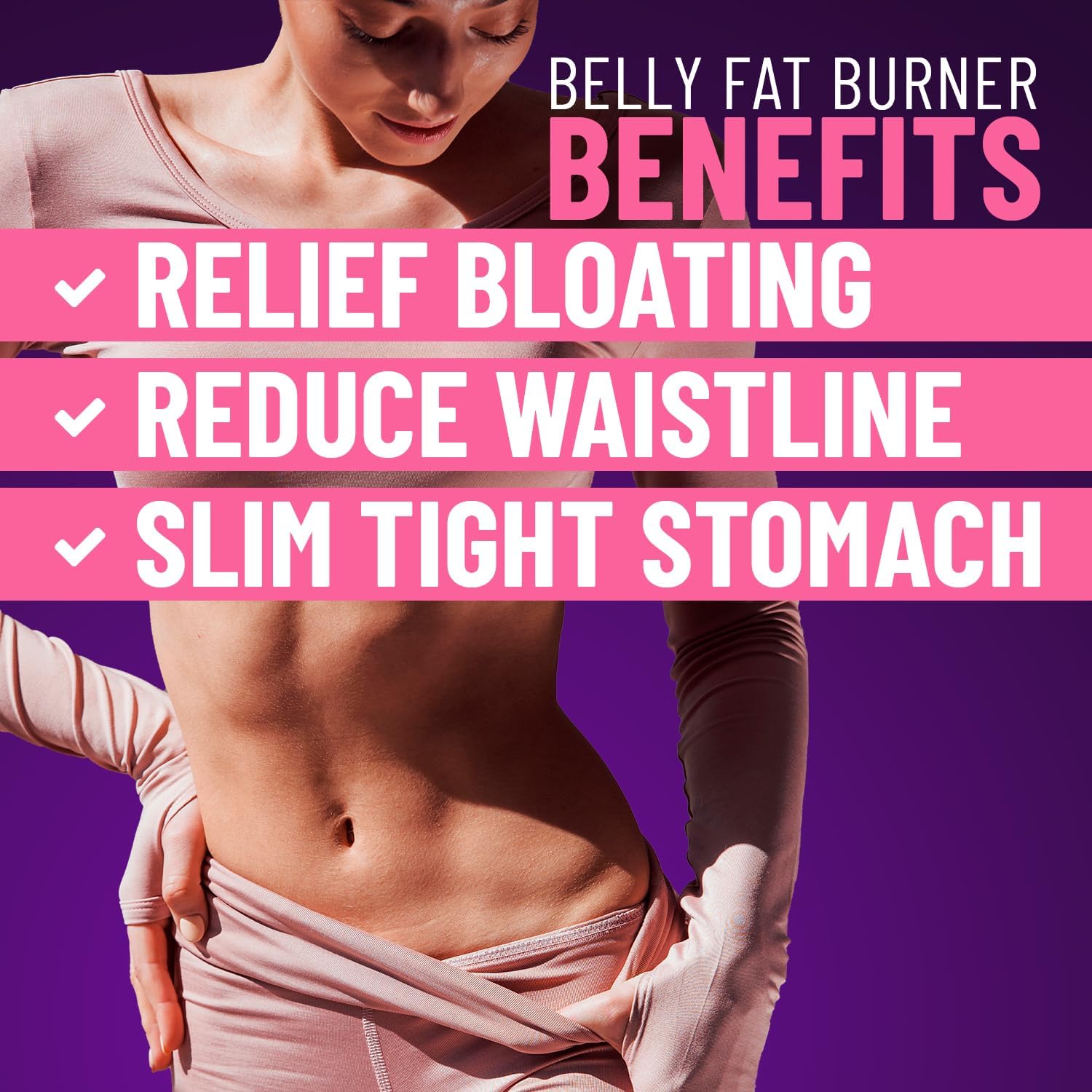 Helix Heal Belly Fat Burner for Women - Lose Stomach Fat w/Softgel Diet Pills for Weight Loss to Reduce Bloating - Keto Safe Weight Loss  Appetite Suppressant Supplement