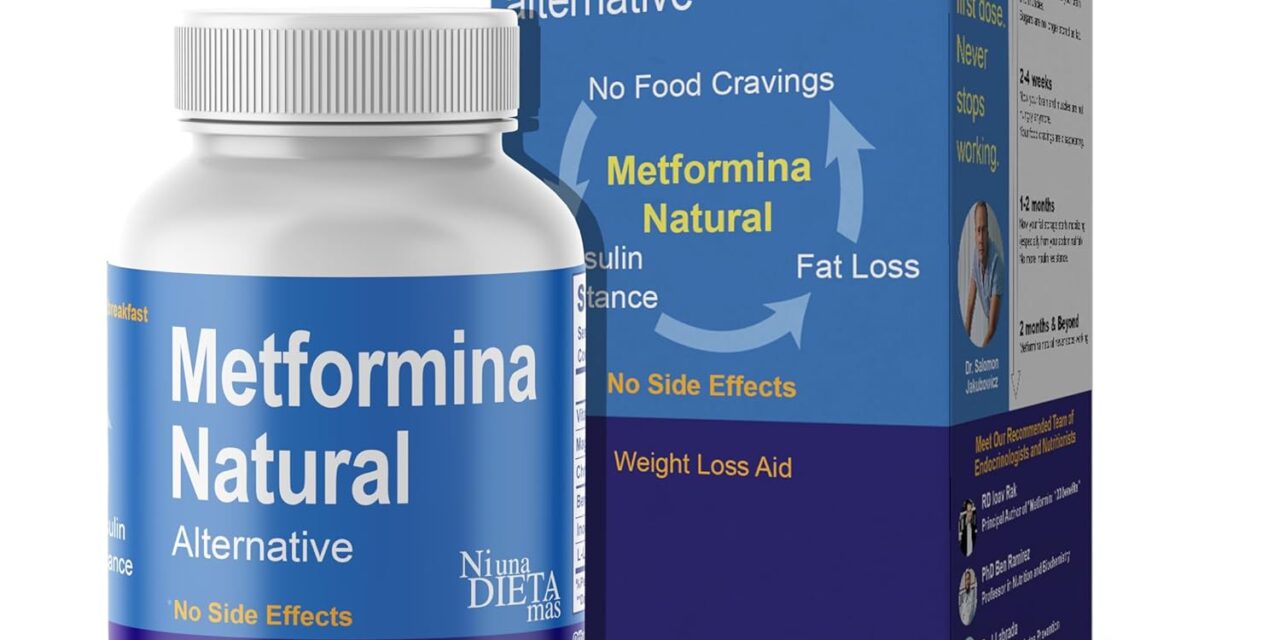 METFORMINA NATURAL – Fat & Glucose Metabolism Support – Dr Salomon (60 Capsules) Review