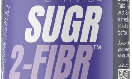 OPTIVIDA Sugar to Fiber 24 Hour Support + Sugar Eliminate to Fiber for Healthy Review