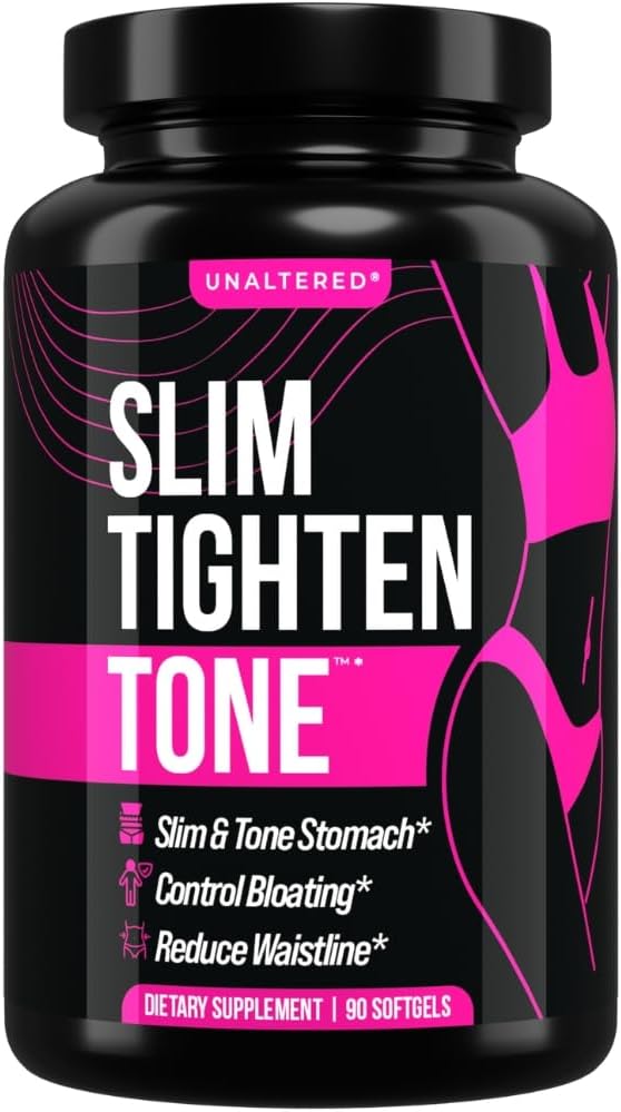 UNALTERED Weight Loss Pills for Women Belly Fat - Lose Stomach Fat, Reduce Bloating, Avoid Hormonal Weight Gain - Natural Fat Burner  Diet Pills to Slim Tighten Tone - 90 Capsules